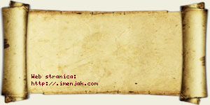 Jasmina Tucić vizit kartica